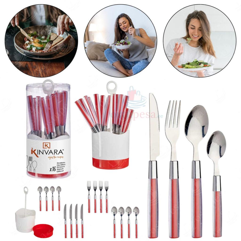 Söögiriistade komplekt, 16 osaline