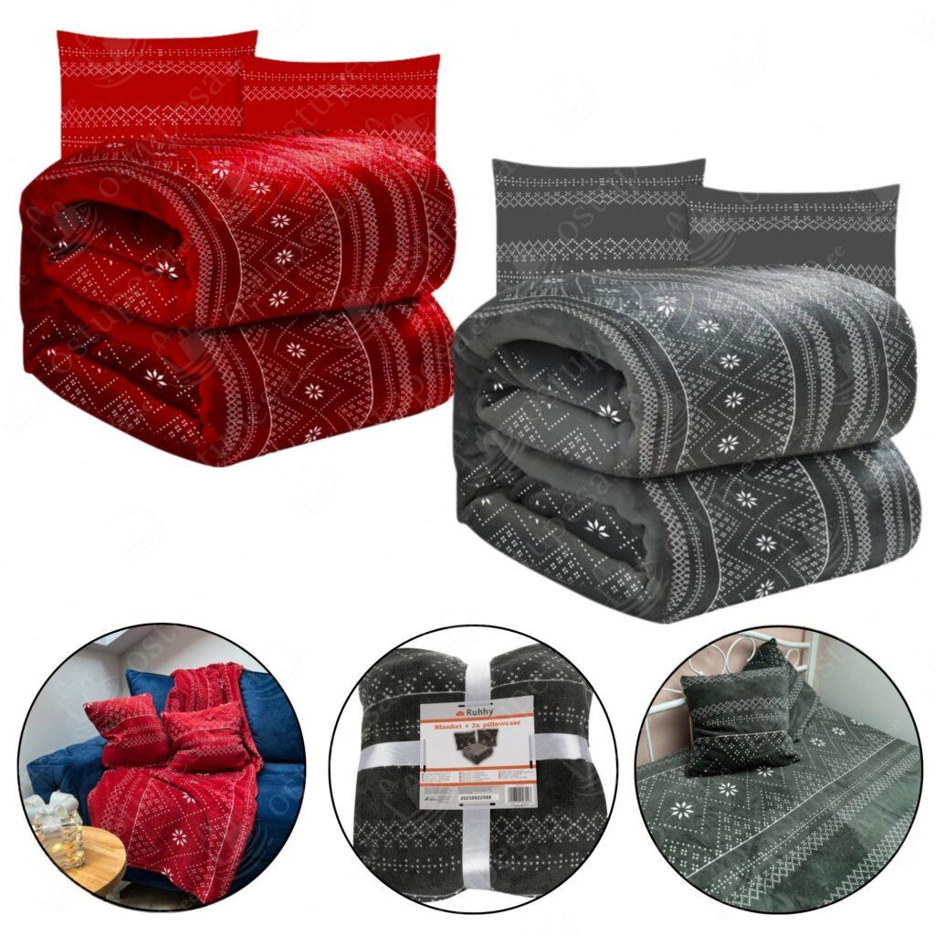 Teki ja padjapüüride komplekt, 160 x 200 cm + 2 x 40 x 40 cm, Ruhhy