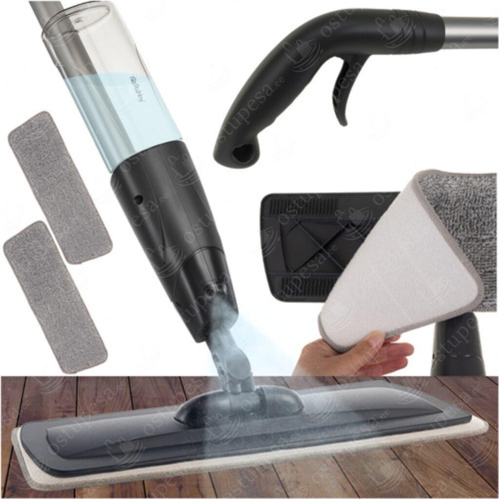 Pihustiga mopp + 2 puhastuslappi, Ruhhy