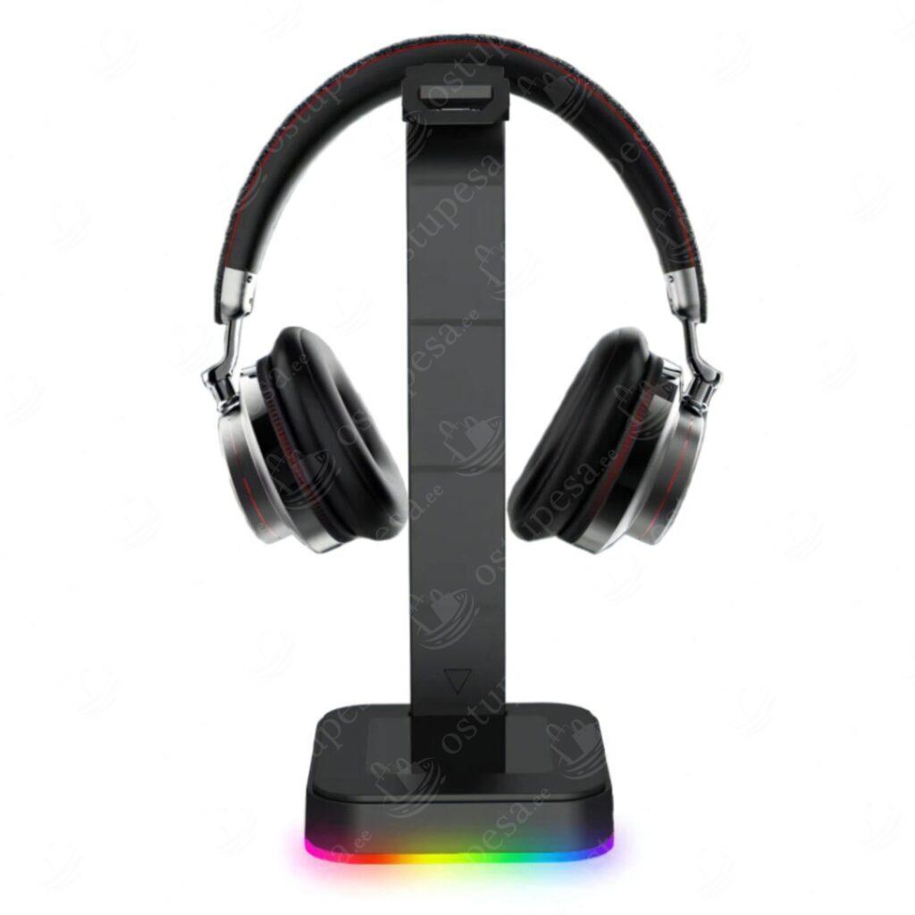 RGB-valgustusega kõrvaklapihoidja