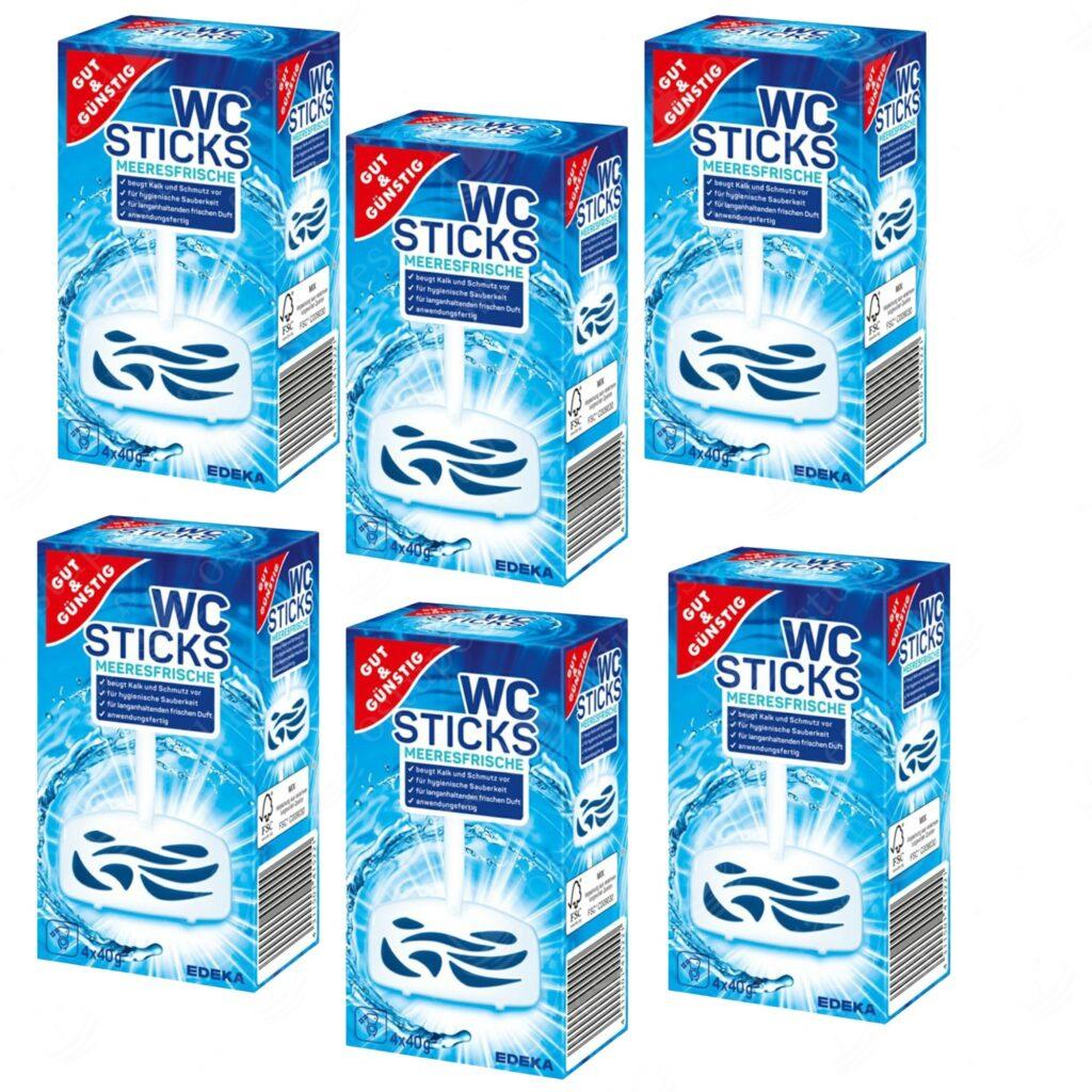 WC-värskendajad, 4 tk pakis, 6 pakki komplektis, Cut & Günstig