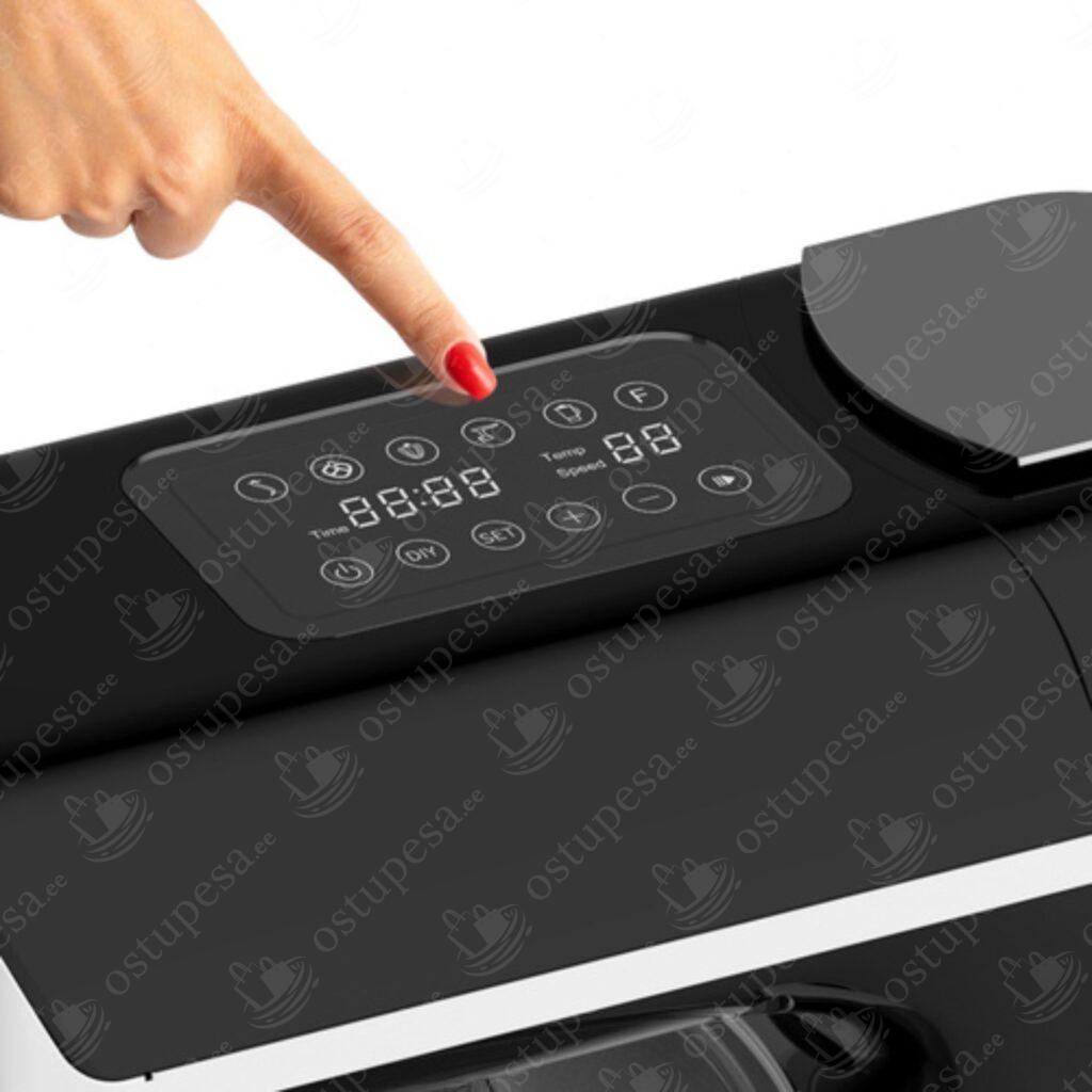 Planetaarmikser soojendusega kausiga ja sisseehitatud kaaluga, 5,5 L