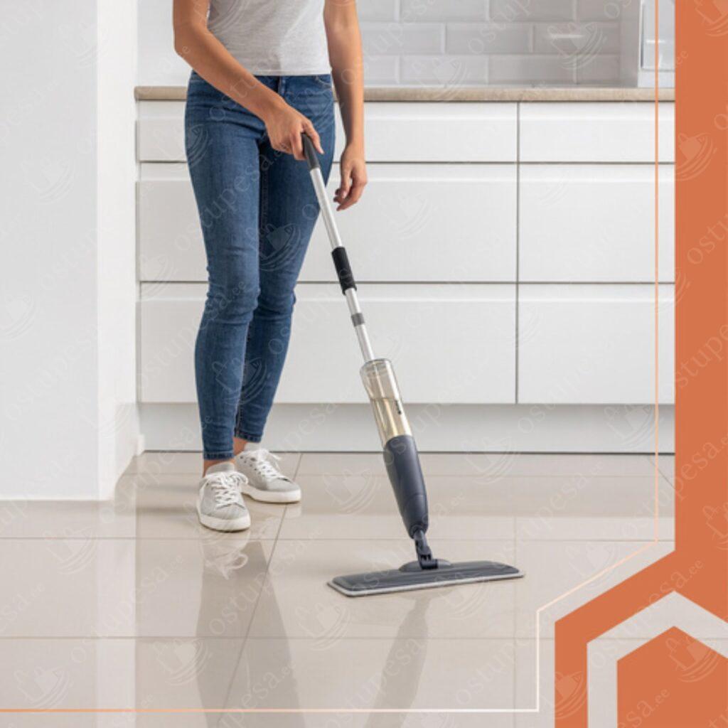 Pihustiga mopp + 2 puhastuslappi, Ruhhy