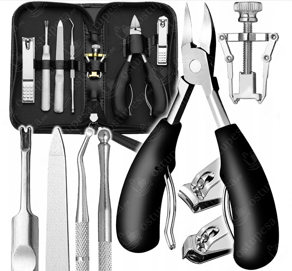 Pediküürikomplekt sissekasvanud küüntele