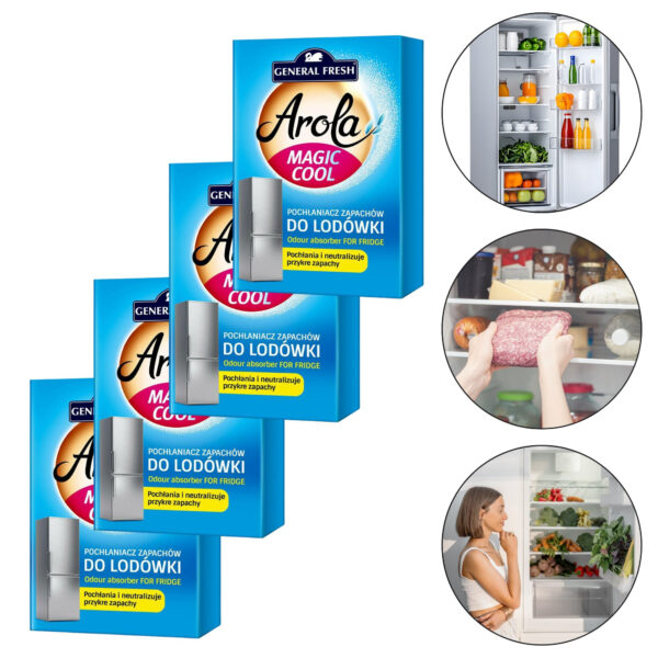 Külmkapi lõhnade neutraliseerija, General Fresh, 4 tk