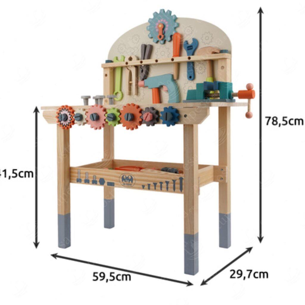Puidust tööriistalaud 51 tarvikuga