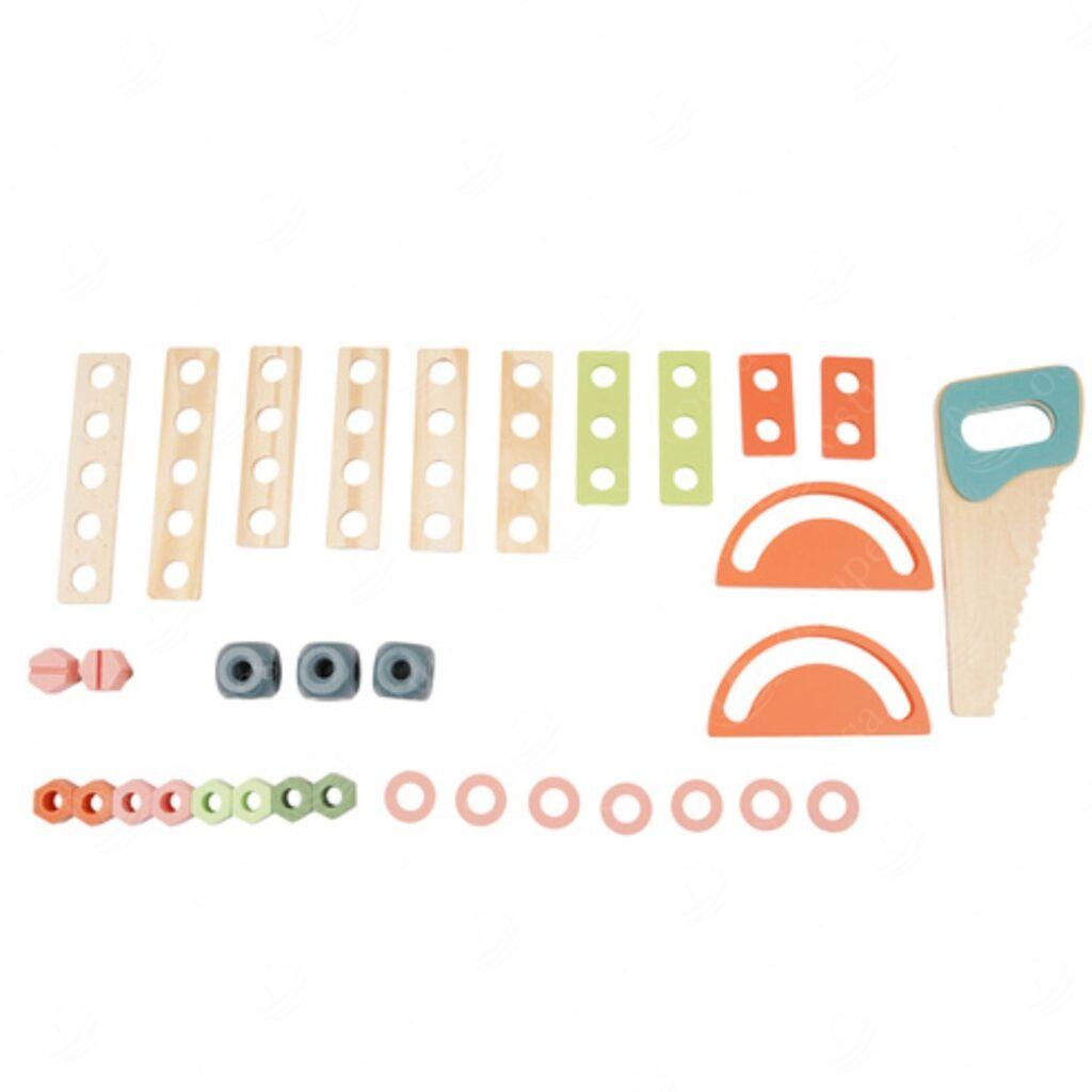 Puidust tööriistalaud 51 tarvikuga