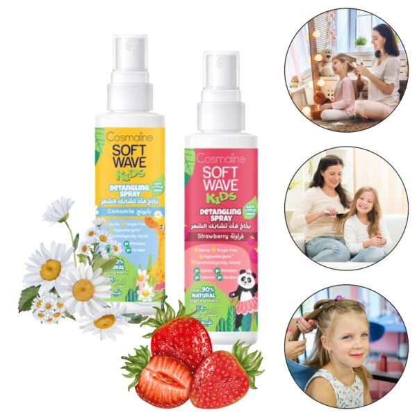 Juuste pusasprei lastele, Cosmaline Soft Wave Kids, 2 x 125 ml