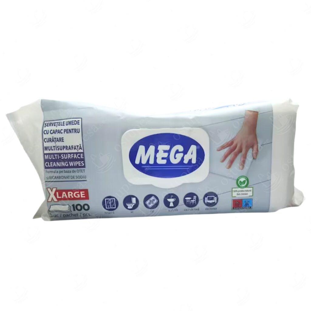 Puhastuslappide komplekt söögisoodaga, Mega Surfaces, 4 x 100 tk