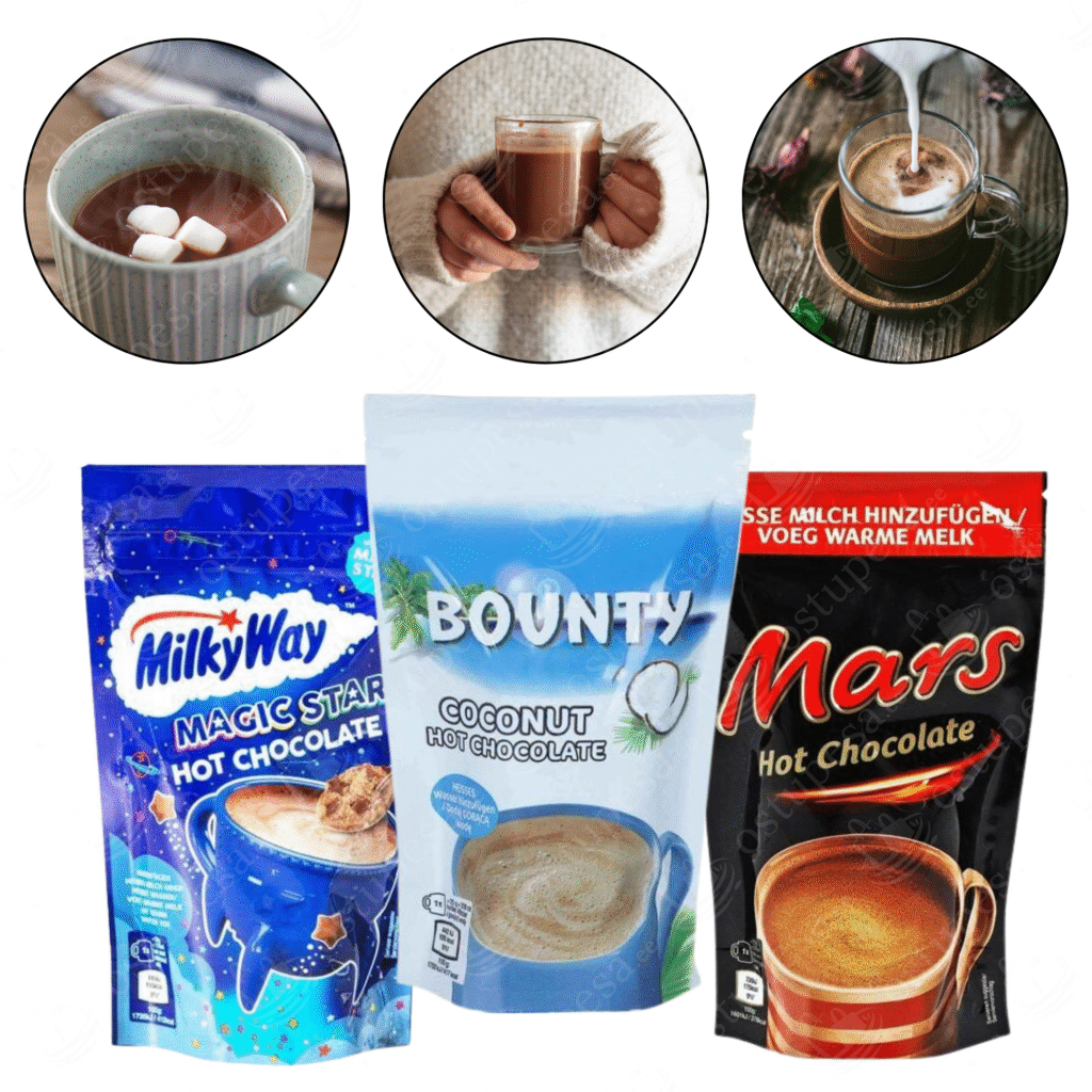 Kuum šokolaad, 140 g, 3 tk komplektis, Mars/Bounty/MilkyWay
