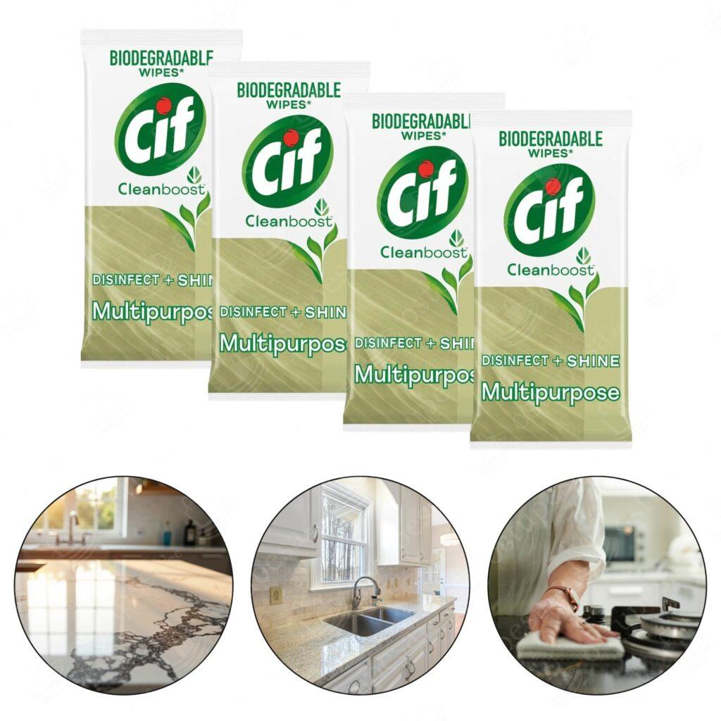 Cif universaalsed puhastuslapid, 30 tk pakis, 4 pakki komplektis