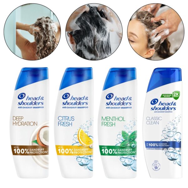 Šampoon Head & Shoulders, 330 ml, 4 erinevat komplektis