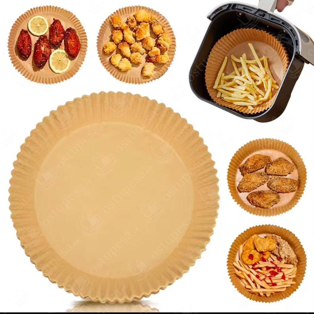 Küpsetuspaberid kuumaõhufritüürile, 50 tk pakis, 6 pakki komplektis