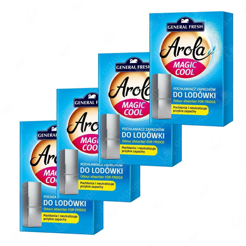 Külmkapi lõhnade neutraliseerija, General Fresh, 4 tk