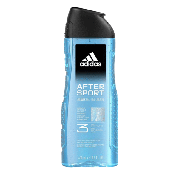 Dušigeel, Adidas After Sport, 400 ml, 3 tk komplektis
