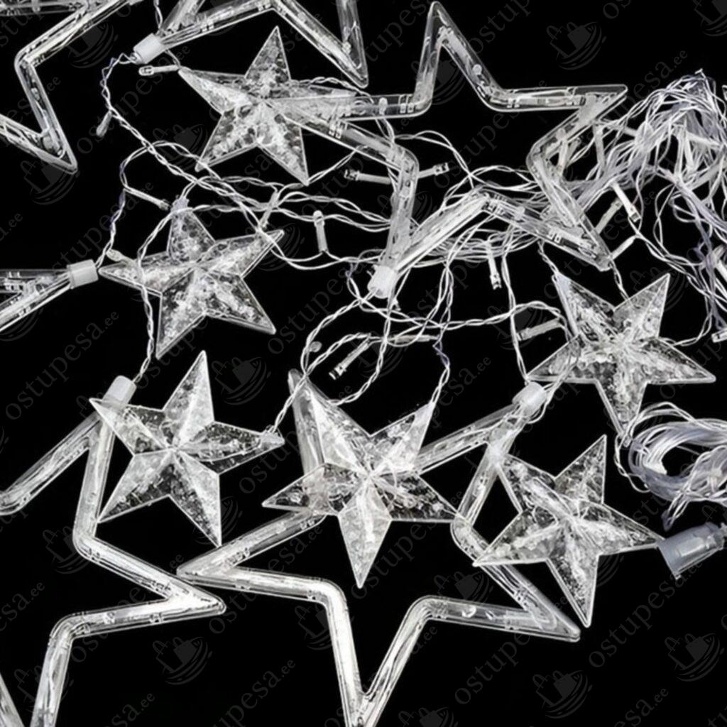 Tähekardin, soe valgus, 138 LED