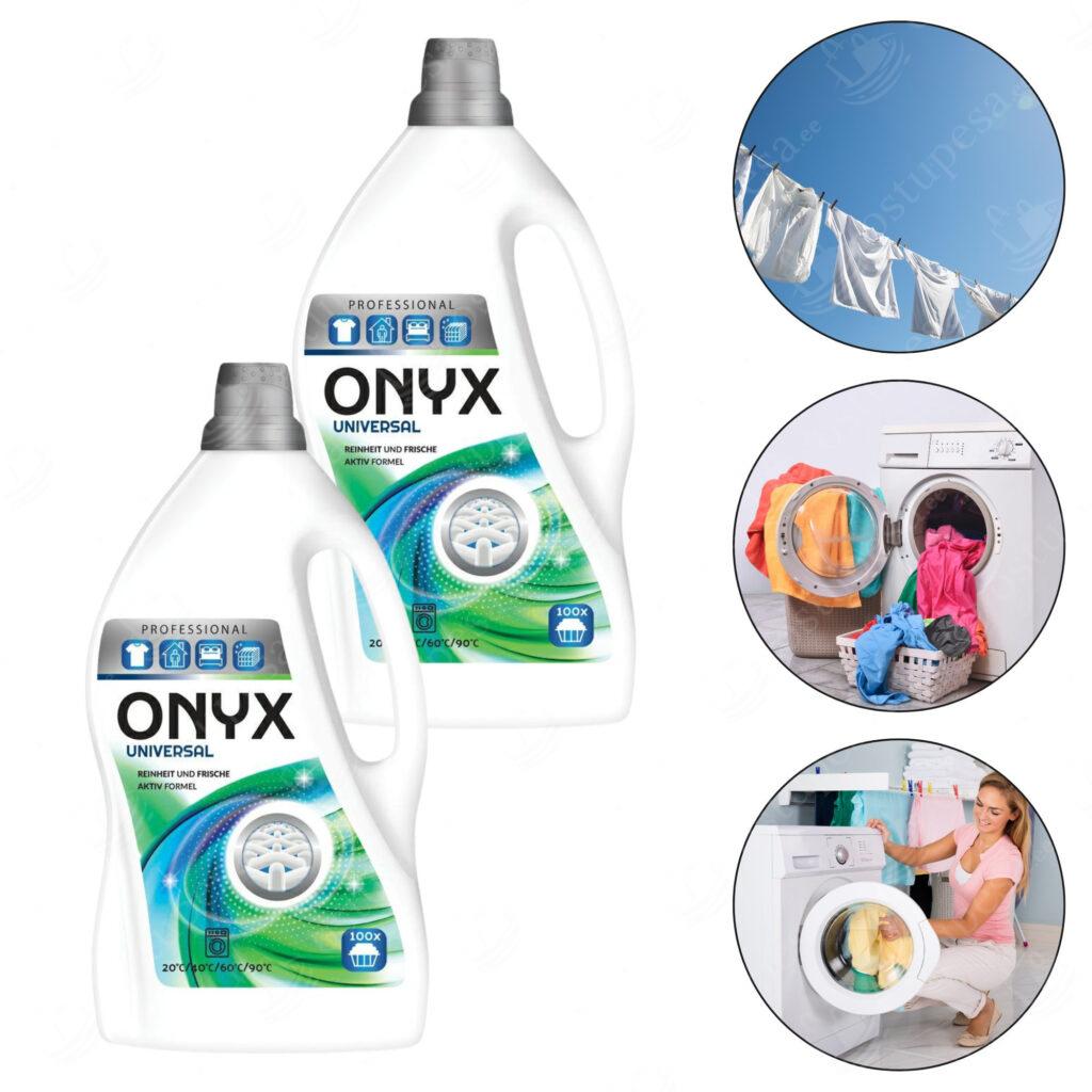 Pesugeel universaalne, 4 L, Onyx, 2 tk komplektis