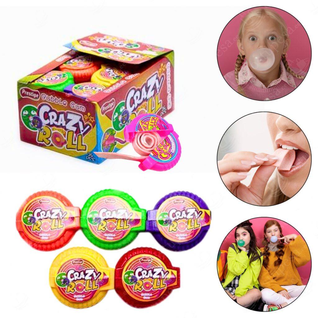 Närimiskumm Crazy Roll, 24 tk karbis