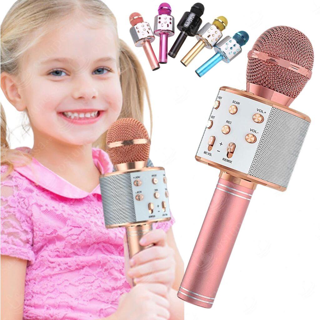 Juhtmevaba kõlariga mikrofon lastele