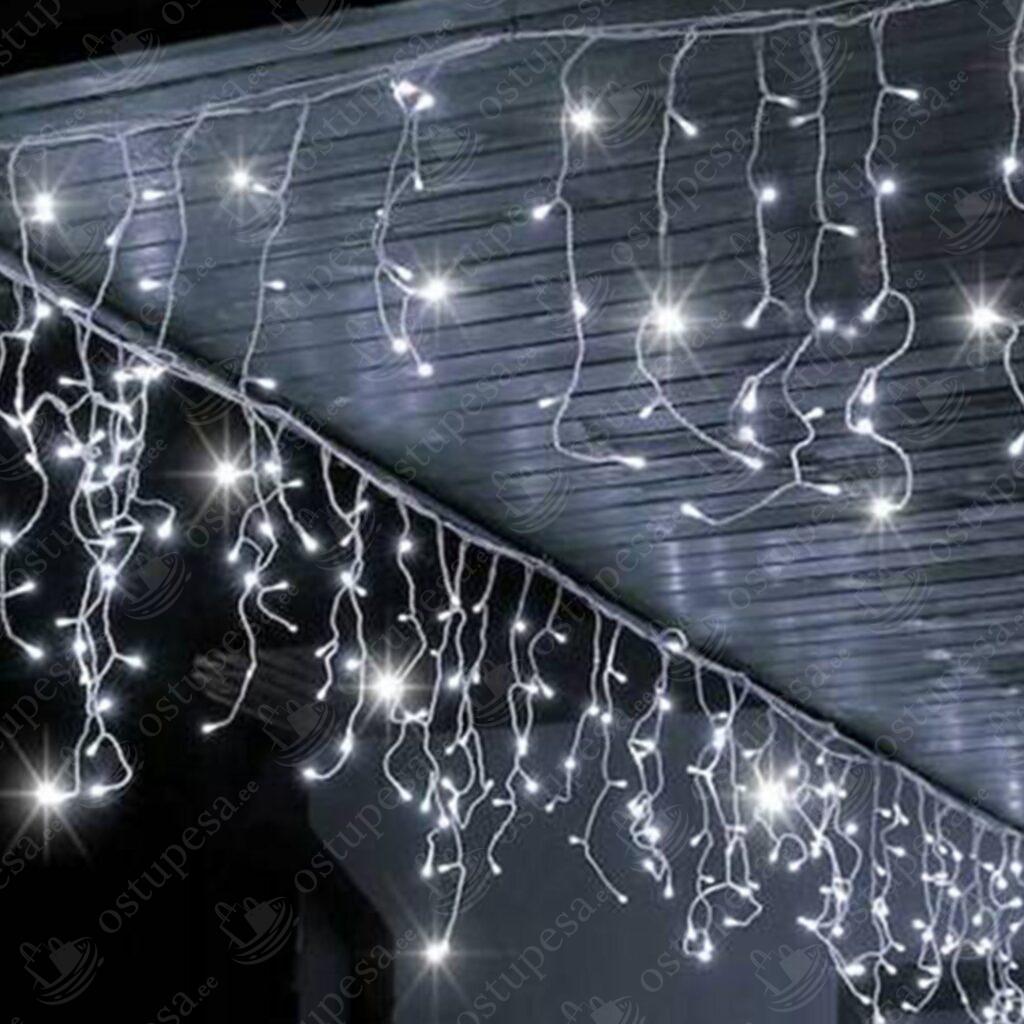 LED valguskardin 300 LED külm valge, 10 m