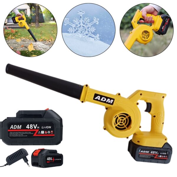 Juhtmevaba akutoitel lehe- ja lumepuhur