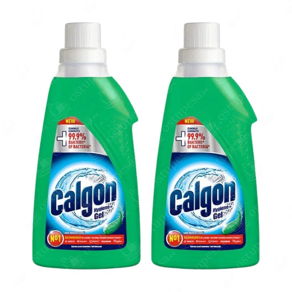 Antibakteriaalne katlakivieemaldusgeel, 750 ml, Calgon Hygiene+, 2 tk komplektis