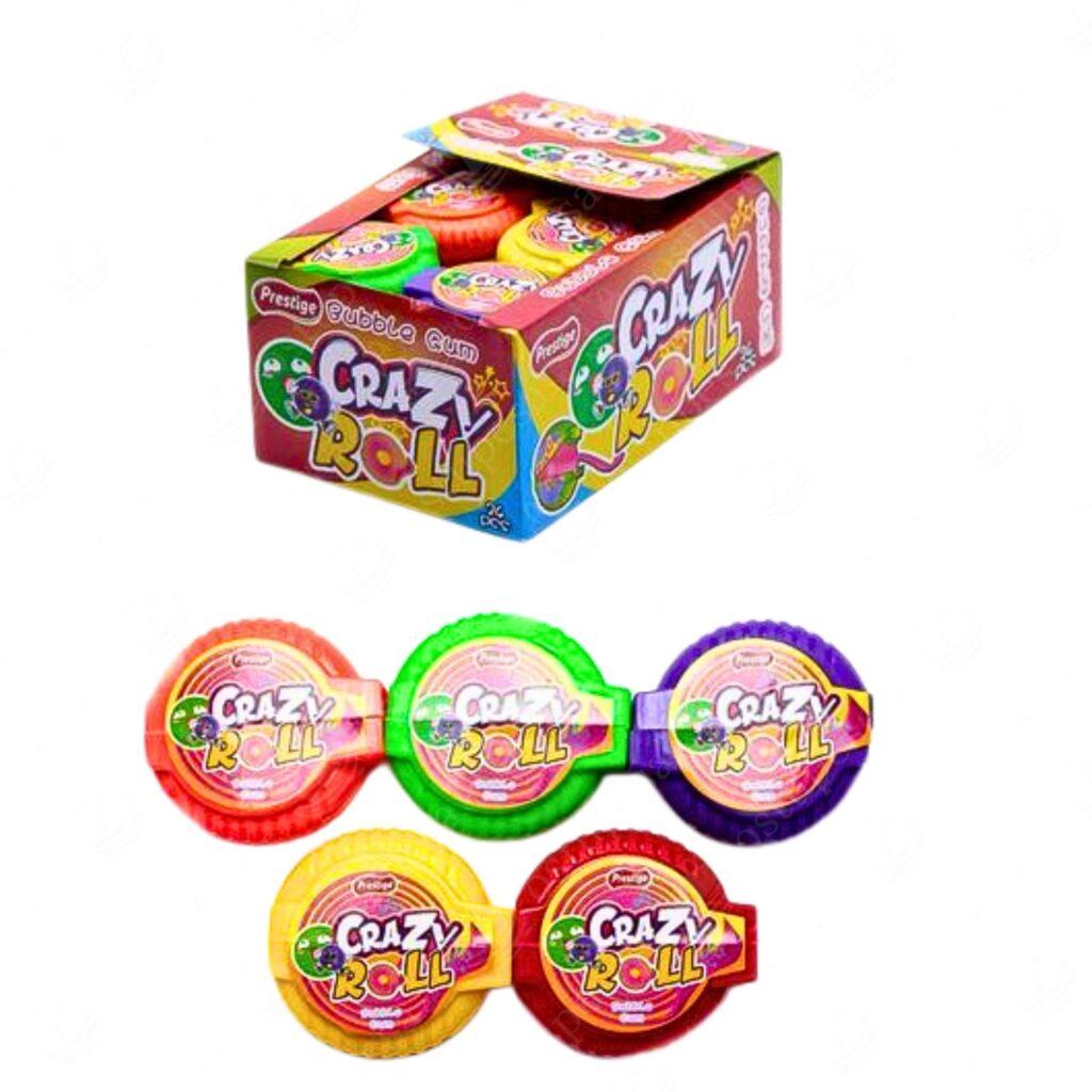 Närimiskumm Crazy Roll, 24 tk karbis