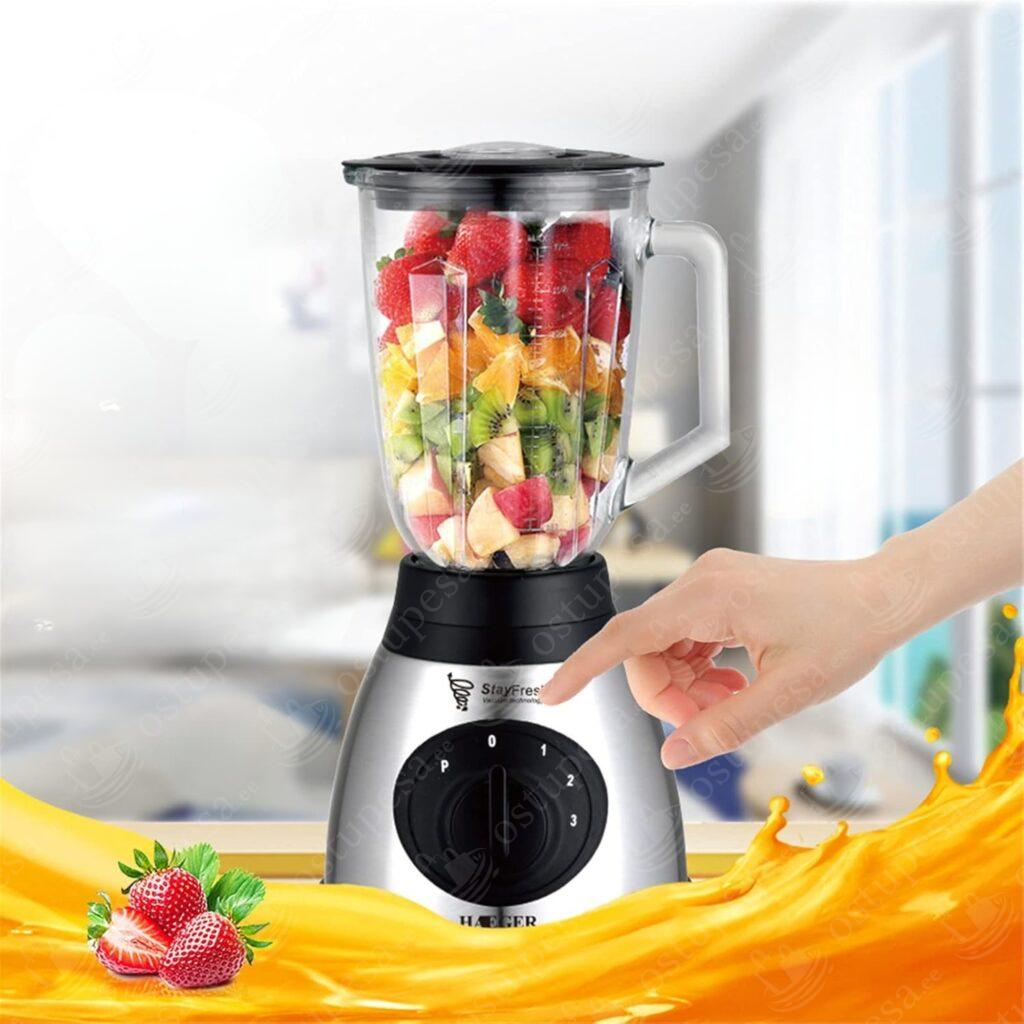 Klaaskannuga blender, 2200 W, 1.5 L