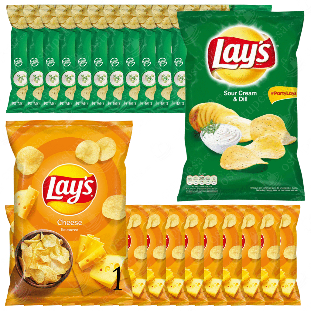 Kartulikrõpsud, Lay’s, 170 g, 14 pakki komplektis