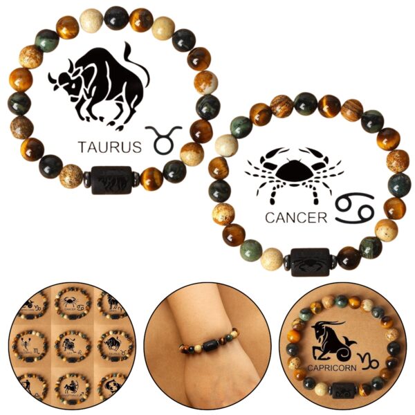 Helmestega käevõru sodiaagimärgiga