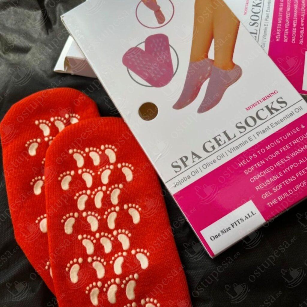 Niisutavad spa sokid, geelvoodriga