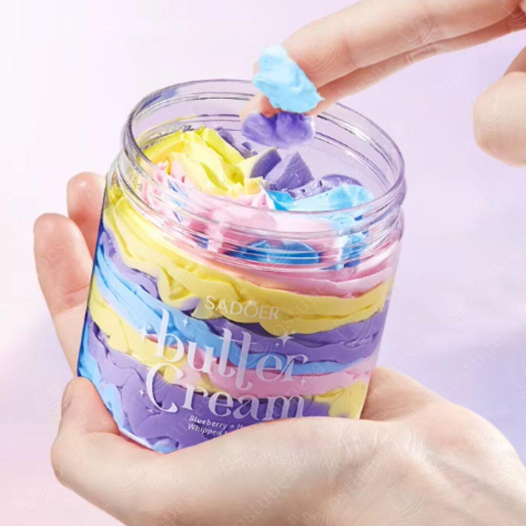 Värviline kehakreem, 180g, Sadoer