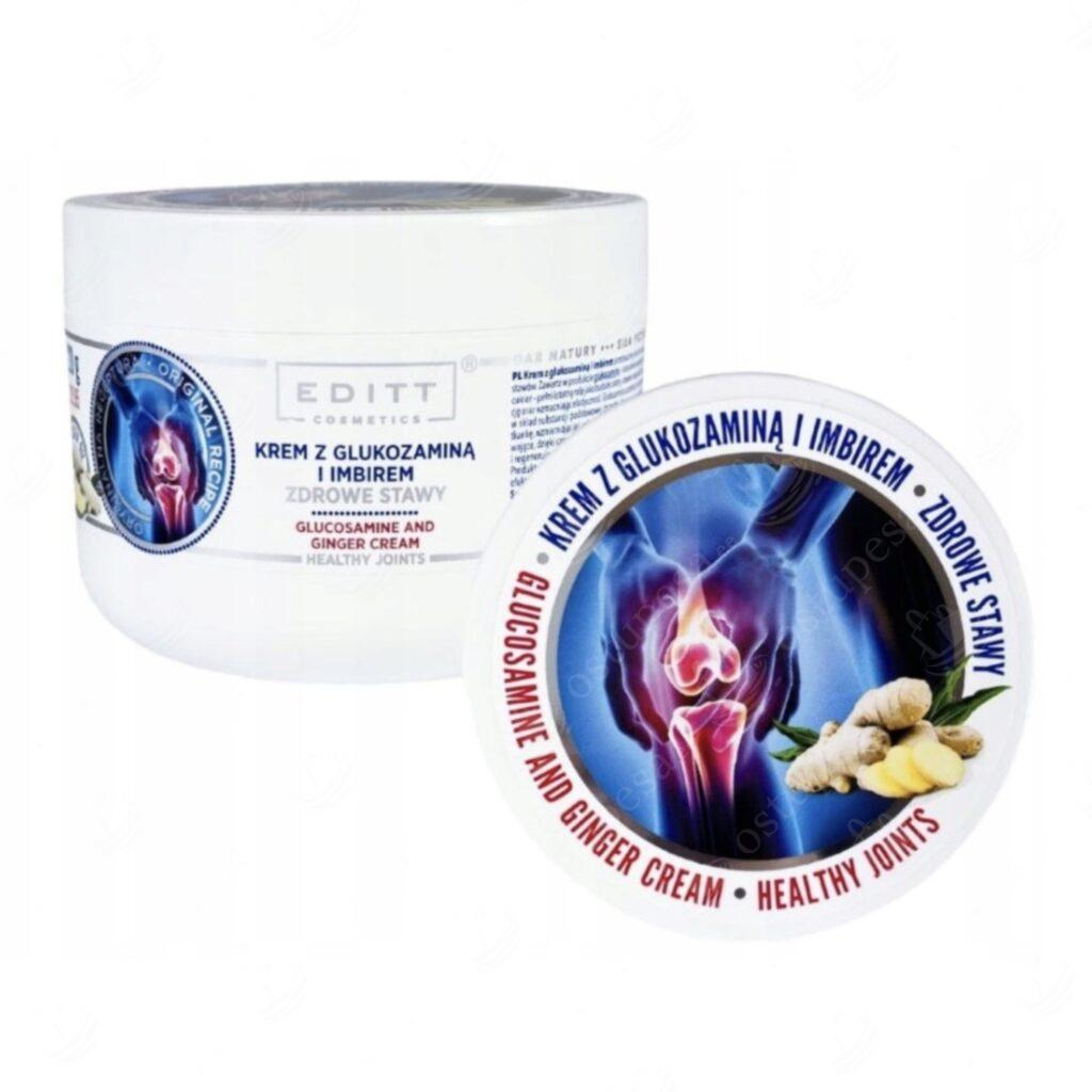 Glükosamiini ja ingveri kreem lihastele ja liigestele, 220 g, Editt, 2 tk komplektis