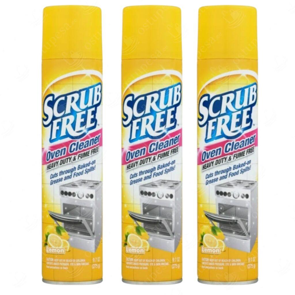 Ahju ja grilli puhastusvahend, 275 g, Scrub Free, 3 tk komplektis