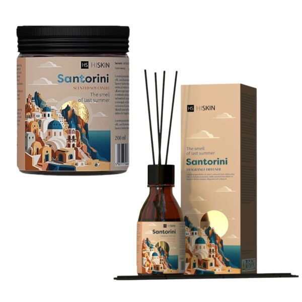 Küünla ja kodulõhnastaja komplekt, 200 ml + 80 ml, Hiskin