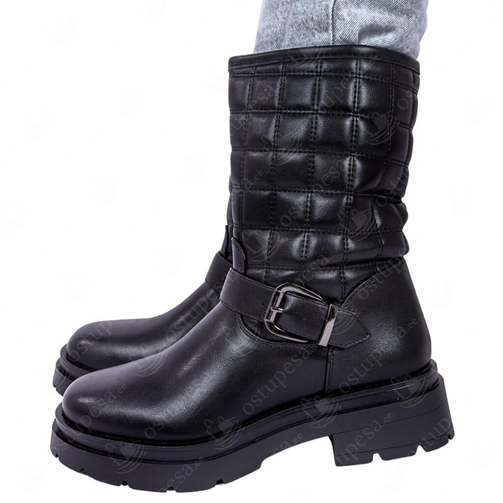 Naiste poolsaapad, tepitud sääreosaga