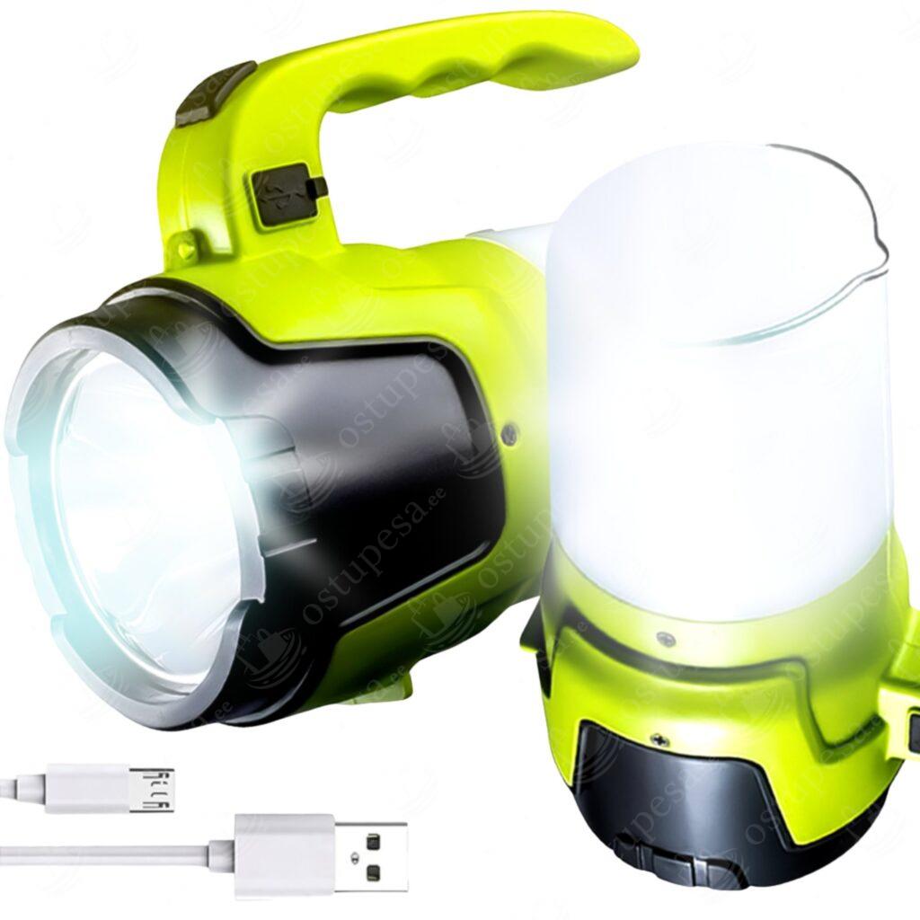 2-ühes laetav LED-lamp, 2400 mAh, Toplight