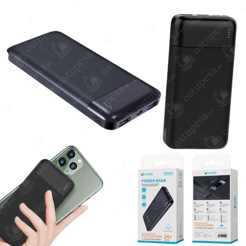 Akupank, 10 000 mAh, must