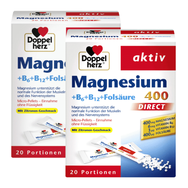 Toidulisand magneesium400, 20 pakikest, Doppelherz