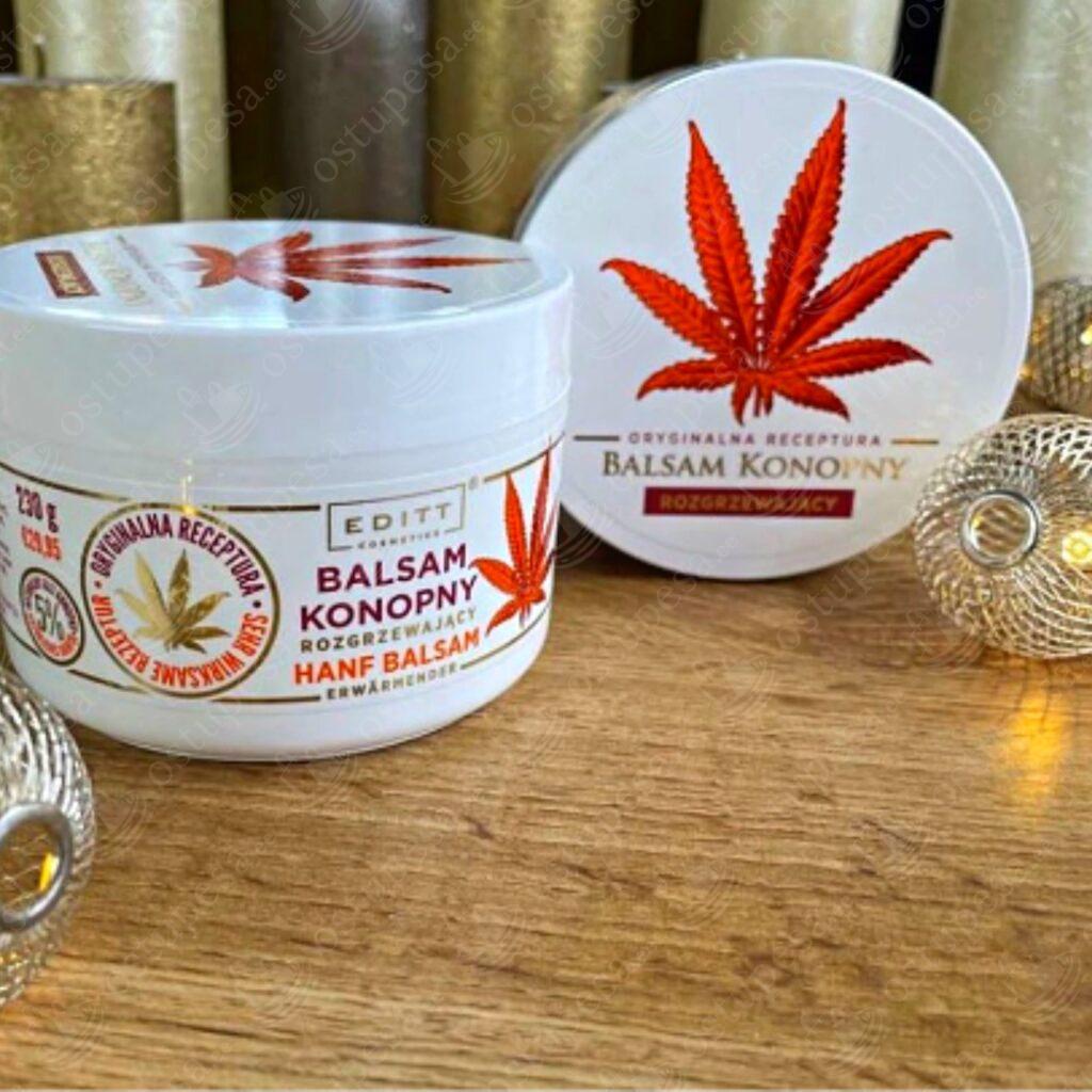 Kanepipalsam lihas-ja liigesevalu vastu, 220 ml, Editt