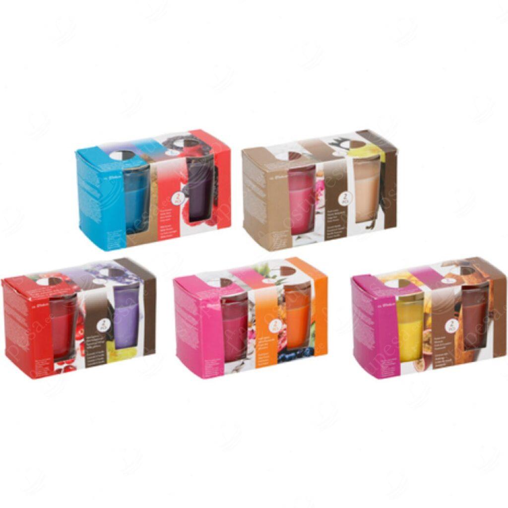 Lõhnaküünlad, 2 tk pakis, 6 pakki komplektis