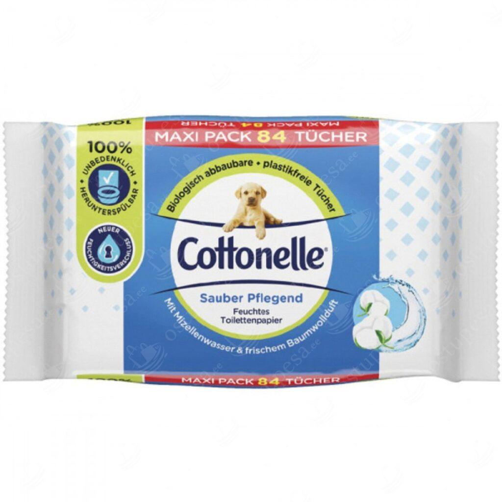 Niisked tualettpaberid, Cottonelle, 84 tk, 3 pakki komplektis