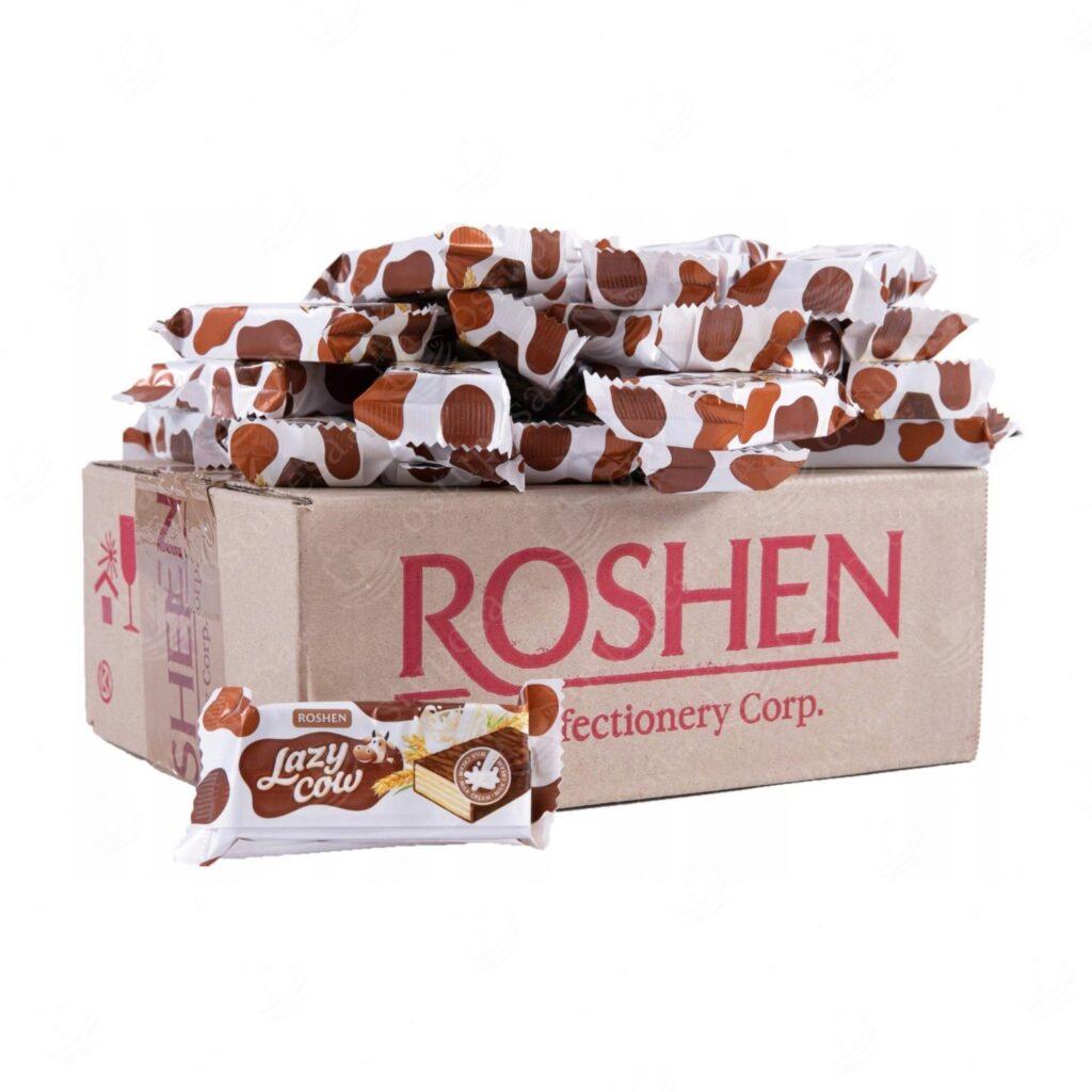 Krõbedad piimakreemiga täidetud vahvlid, 1 kg, Roshen