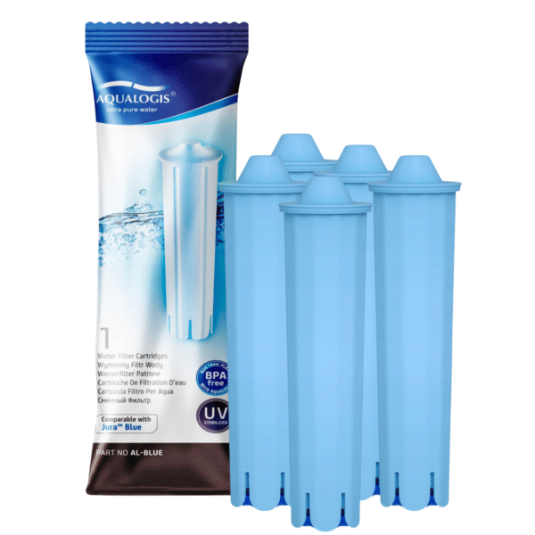 Veefilter Jura kohvimasinatele, 5 tk komplektis, Aqualogis