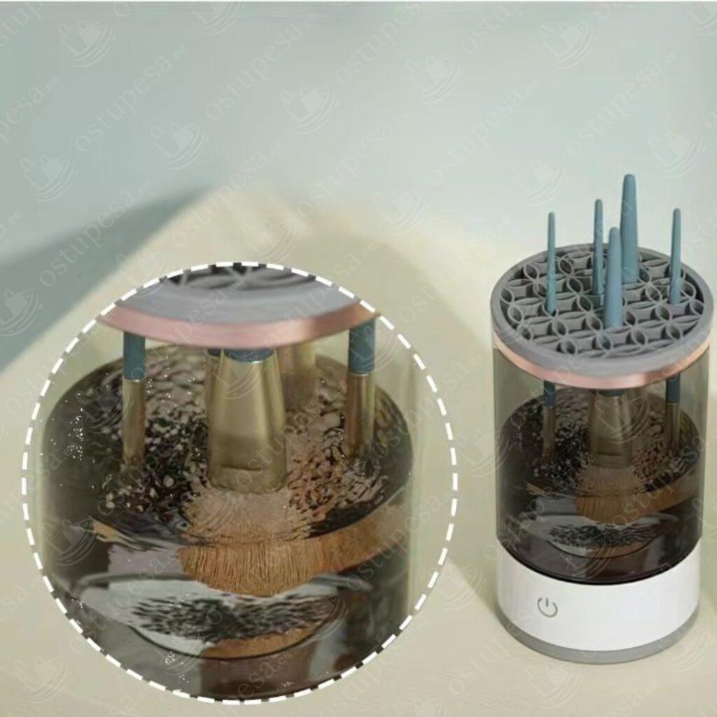 Automaatne meigipintslite puhastusseade, USB-laetav