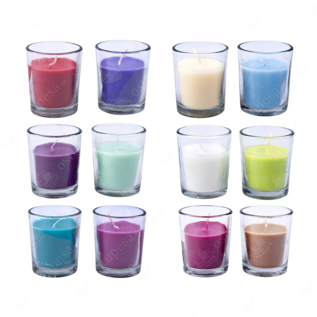 Lõhnaküünlad, 2 tk pakis, 6 pakki komplektis