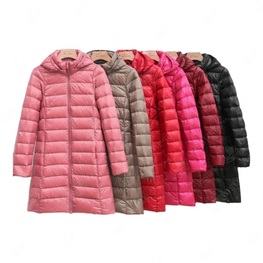 Naiste pikk tepitud jope