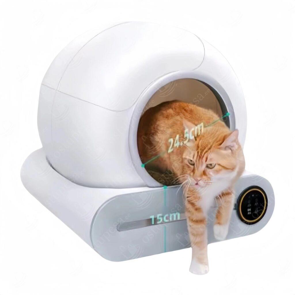 Elektriline isepuhastuv kassiliivakast