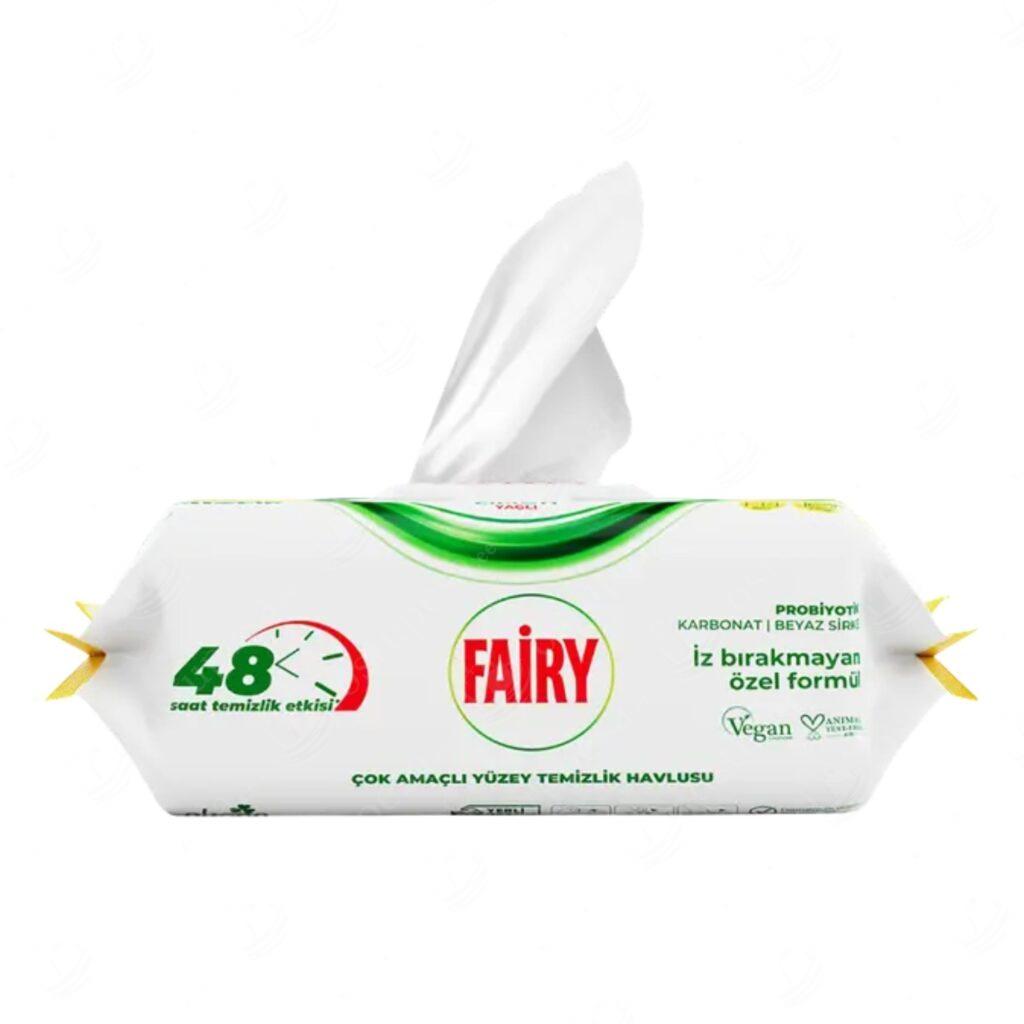 Niisked salvrätikud pindadele, 100 tk pakis, Fairy, 2 erinevat komplektis