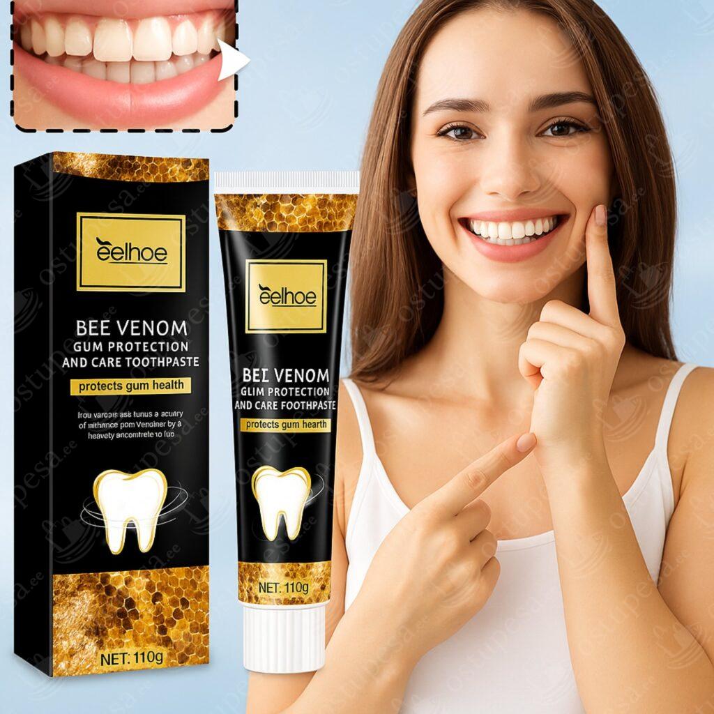 Hooldav ja valgendav hambapasta, 110 g, Eelhoe, 2 tk komplektis